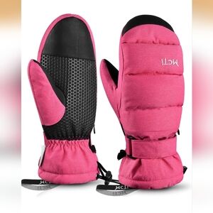NWT MCTi Ski Snow Mitten Touch Screen Waterproof Insulated Quilt Mitts